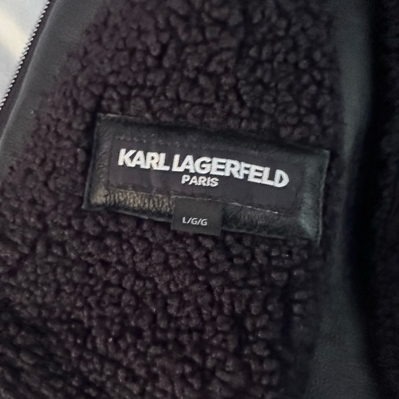 Karl Lagerfeld bomber jacket size L - Picture 5 of 5